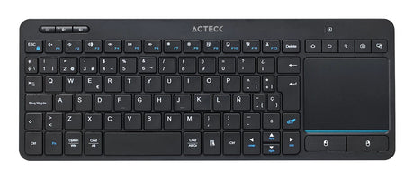 Acteck Inspire Smart TI707 teclado Hogar / Oficina RF inalámbrico + bluetooth Negro, Interruptor de membrana