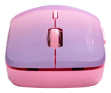 Naceb Technology Na-0138 ratón Ambidiestro RF inalámbrico 1600 DPI, Azul, Rosa, Blanco