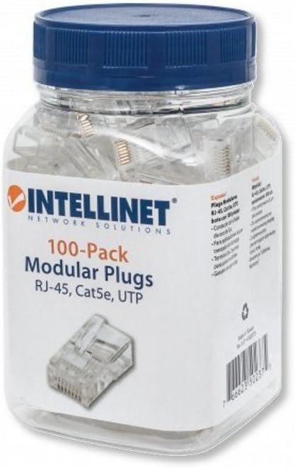 Plug Int Rj45 Cat 5E Utp Multifilar Bote Con 100 Pzas FullOffice.com