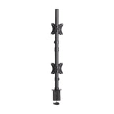 Tripp Lite DDR1527SDC Abrazadera / Soporte de Escritorio Vertical para Doble Pantalla Plana de 15" a 27" Sopor