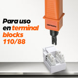 Intellinet Herramienta de Impacto para Terminal Block crimpadoras 177,8 mm 122 g 1 pieza(s) Naranja