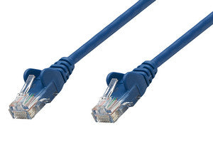 Cable Patch Intellinet Cat5e UTP, 1m, 1000Mbps, Color Azul