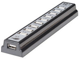 Manhattan Hub USB-A de sobremesa de 10 puertos, 10x USB-A, 480 Mbps (USB 2.0), Funciona por USB o con fuente de alimentación externa (no incluida) para mayor potencia en los dispositivos conectados hubs de interfaz USB 2.0 USB 2.0 10 10