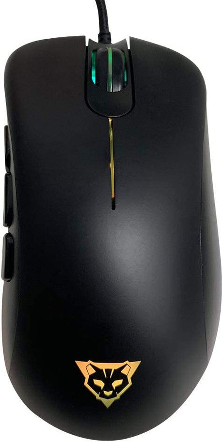 Mouse Alambrico Ocelot/Optico/Usb/Rgb/Dpi Configurable Hasta 6400/8 Botones/Ergonomico/Gamer FullOffice.com