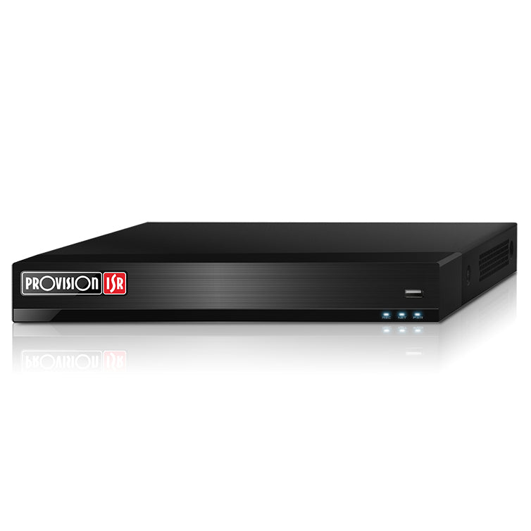 Provision Grabador Mini IP, Stand-Alone, 8 Canales, 8MP-at-25fps-Tiempo-Real, H.265, 1DD8TB, Alarma-8-Ent-4 Sal, Audio-2