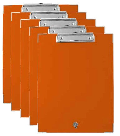 Techmakro KITTB5NJ portapapeles A4 Cloruro de polivinilo (PVC) Naranja, 330 mm, 240 mm