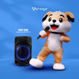 BAFLE VORAGO KSP-502 15" 80W FM BLUETOOTH RECARGABLE 1 MICRÓFONO TWS