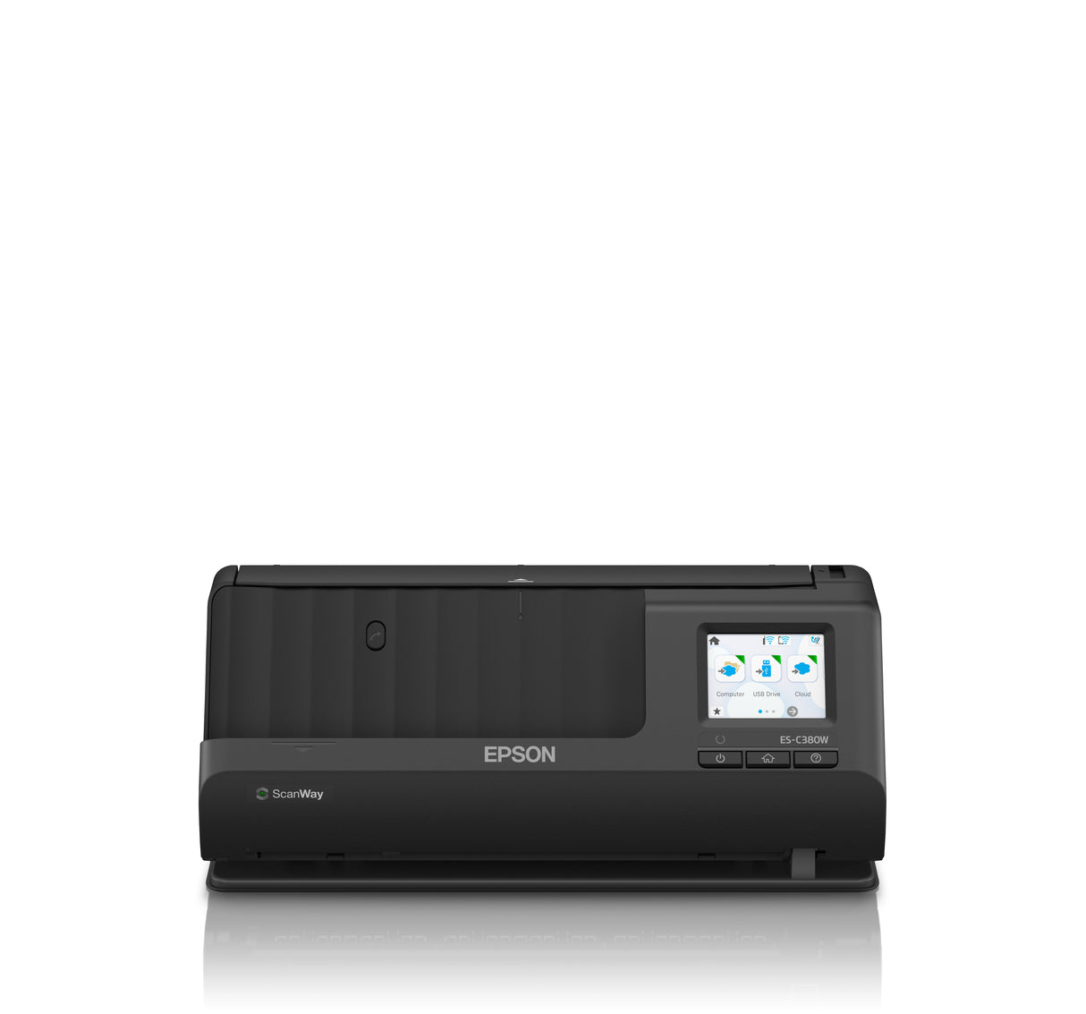 Epson ES-C380W ADF + Escáner de alimentación de hojas 600 x 600 DPI A4 Negro, 215.9 x 5588 mm, 30 Bit, 24 Bit