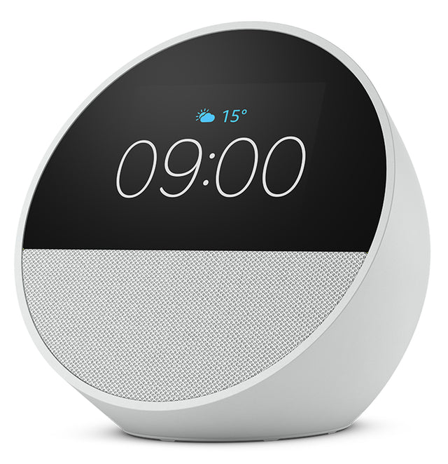 Amazon Echo Spot, Amazon Alexa, Esférico, Blanco, AMAZON ECHO SPOT WHITE
