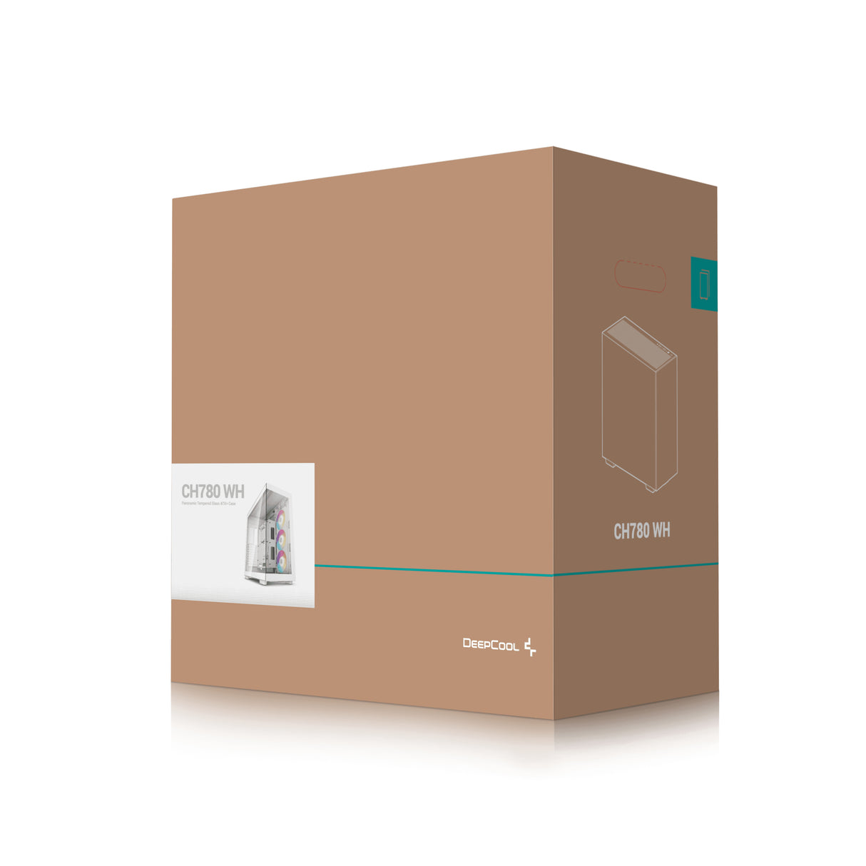 DeepCool CH780 WH carcasas ordenador Torre PC Blanco ATX, micro ATX, Mini-ATX, EATX
