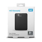 Western Digital WD Elements Portable disco duro externo 2 TB 2.5" Micro-USB B 3.2 Gen 1 (3.1 Gen 1) Negro