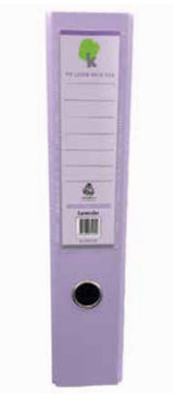 Techmakro KITCARP20LVP carpeta de cartón Carta Lavanda, Anillo D, Almacenamiento, Cloruro de polivinilo (PVC)