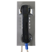 JR202-FK-SIP-CRS, Teléfono IP Antivandálico, 12 teclas, SIP, PoE, Acero Pintado, montaje en pared, 100x240x106mm