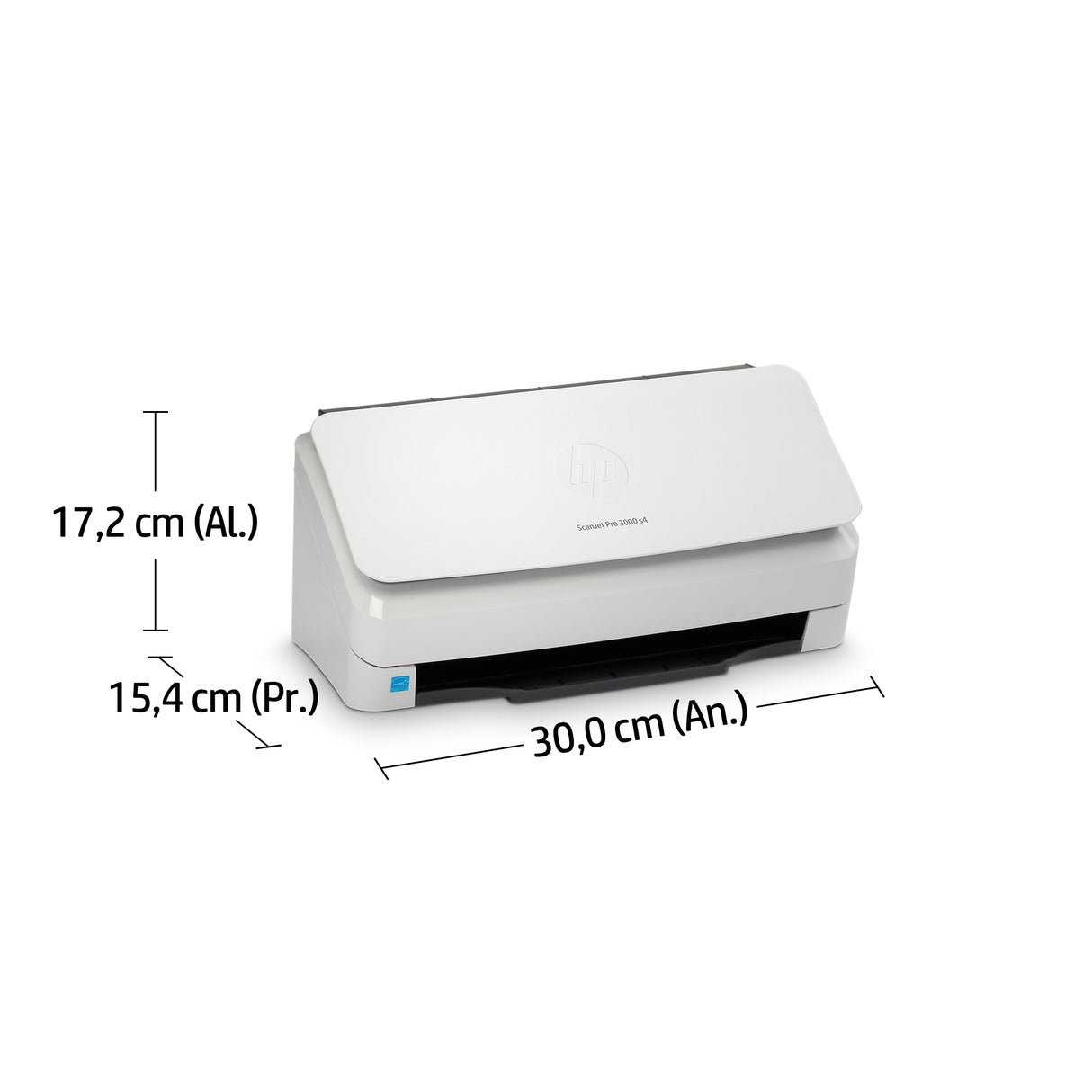 HP ScanJet Pro 3000 s4 Escáner 216 x 3100 mm 600 x 600 DPI Si Si