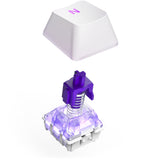 NZXT Function 2 teclado Juego USB Inglés de EE.UU. Blanco, Tamaño completo (100%), Alámbrico, Interruptor de llave óptic