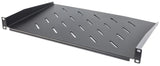 CHAROLA INT P/ RACK DE 1U 30CM DE PROF SOPORTA 25KG VENTILADA