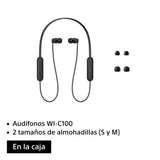 Sony WI-C100/BZ UC Auriculares Auriculares Dentro de oído Llamadas/Música Binaural