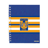 Libreta Dietrix First Class pasta dura doble arillo 80 hojas raya Club Tigres UANL modelo UANL