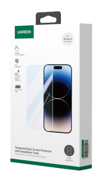 Ugreen 25587 protector de pantalla o trasero para teléfono móvil Apple 2 pieza(s)