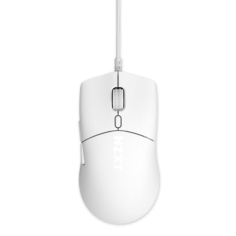 NZXT Lift 2 Symm ratón Juego Diestro USB tipo A Óptico 26000 DPI, Blanco