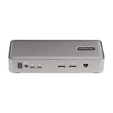 StarTech.com 129N-USBC-KVM-DOCK Bases para portátiles y replicadores de puertos Alámbrico USB 3.2 Gen 2 (3.1 Gen 2) Type