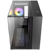 Antec CX600M Trio ARGB Mini Tower Negro, Transparente, ITX, Micro-ITX, Vidrio
