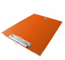 Techmakro KITTB25NJ portapapeles A4 Cartón, Cloruro de polivinilo (PVC) Naranja, 330 mm, 240 mm