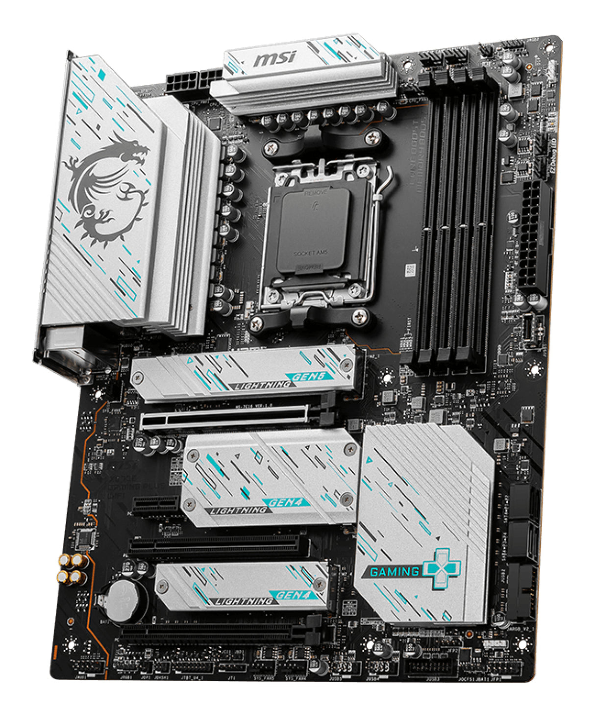 MSI X670E GAMING PLUS WIFI placas base AMD Zócalo AM5 DDR5-SDRAM 4