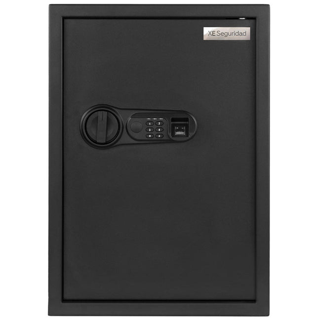 XE Seguridad CFBE-50 caja fuerte Caja fuerte portátil Negro, Lector de huellas dactilares, Llave, Cerradura con combinac