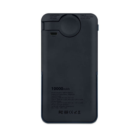 Getttech GBN-P10MP-01 batería externa Polímero de litio 10000 mAh Cargador inalámbrico Negro