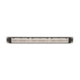 Tripp Lite N252-P24 Panel de Conexiones Cat6 de 24 Puertos – Cumple con PoE+, 110 / Krone, 568A/B, RJ45 Ethernet, Instal