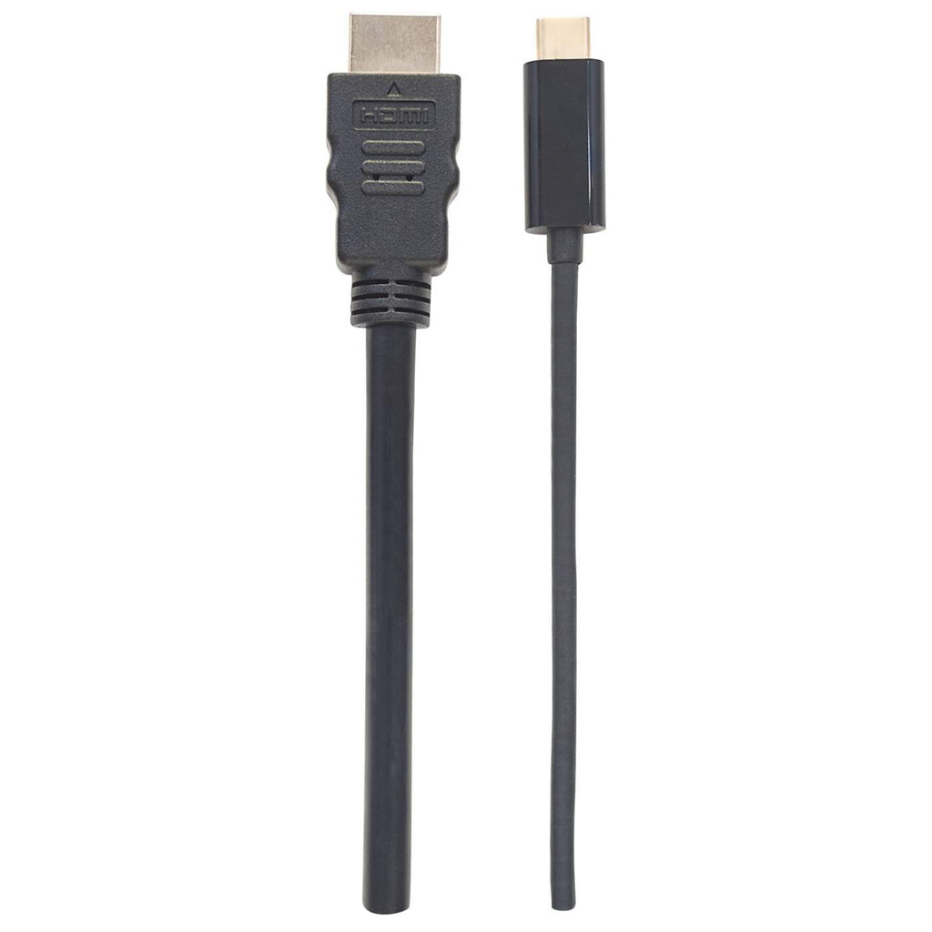 Manhattan Cable adaptador USB-C a HDMI Cable Derecho Derecho 1 m USB Tipo C
