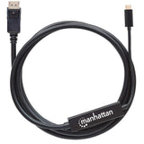Manhattan Cable adaptador USB-C a DisplayPort Cable Derecho Derecho 2 m USB Tipo C