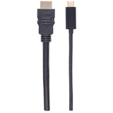 Manhattan Cable adaptador USB-C a HDMI Cable Derecho Derecho 2 m USB Tipo C
