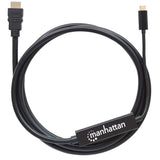 Manhattan Cable adaptador USB-C a HDMI Cable Derecho Derecho 2 m USB Tipo C