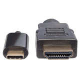 Manhattan Cable adaptador USB-C a HDMI Cable Derecho Derecho 2 m USB Tipo C