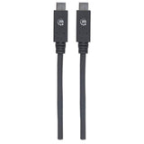 Cable USB Tipo C MANHATTAN USB-C macho a USB-C macho