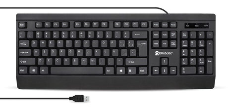 BRobotix 6007181 teclado Universal QWERTY Inglés Negro
