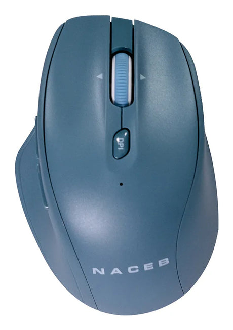 Naceb Technology Na-0139 ratón Diestro RF inalámbrico 1600 DPI, Azul, Na-0139A