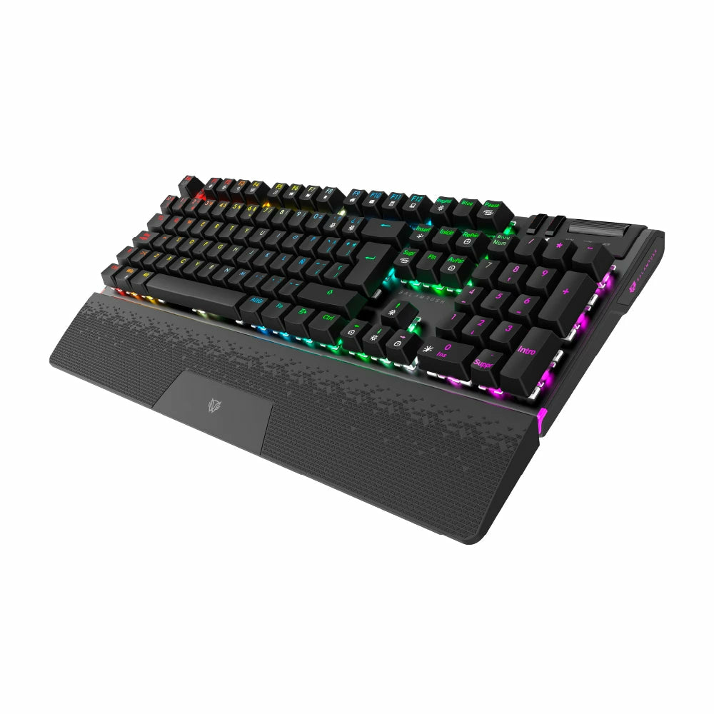 Balam Rush BR-936781 teclado Juego USB Negro, Tamaño completo (100%), Alámbrico, Interruptor mecánico