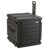 SKB 20" Deep 12U Roto Shockmount Rolling Rack caja para equipo Maletín con ruedas Negro
