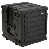 SKB 20" Deep 12U Roto Shockmount Rolling Rack caja para equipo Maletín con ruedas Negro