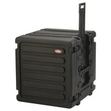 SKB 20" Deep 12U Roto Shockmount Rolling Rack caja para equipo Maletín con ruedas Negro