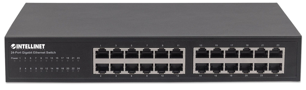Intellinet Commutateur réseau (switch) Gigabit Ethernet 24 ports, 24 ports RJ45, IEEE 802.3az (Ethernet éco-énergétique)