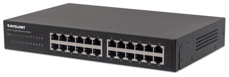 Intellinet Commutateur réseau (switch) Gigabit Ethernet 24 ports, 24 ports RJ45, IEEE 802.3az (Ethernet éco-énergétique), format bureau au rack 19", b