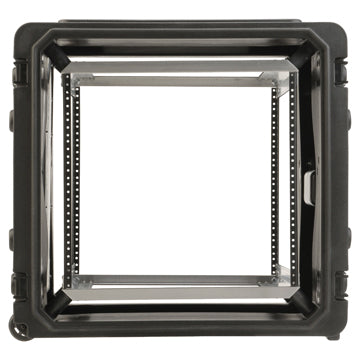SKB 20" Deep 10U Roto Shockmount Rolling Rack caja para equipo Maletín con ruedas Negro
