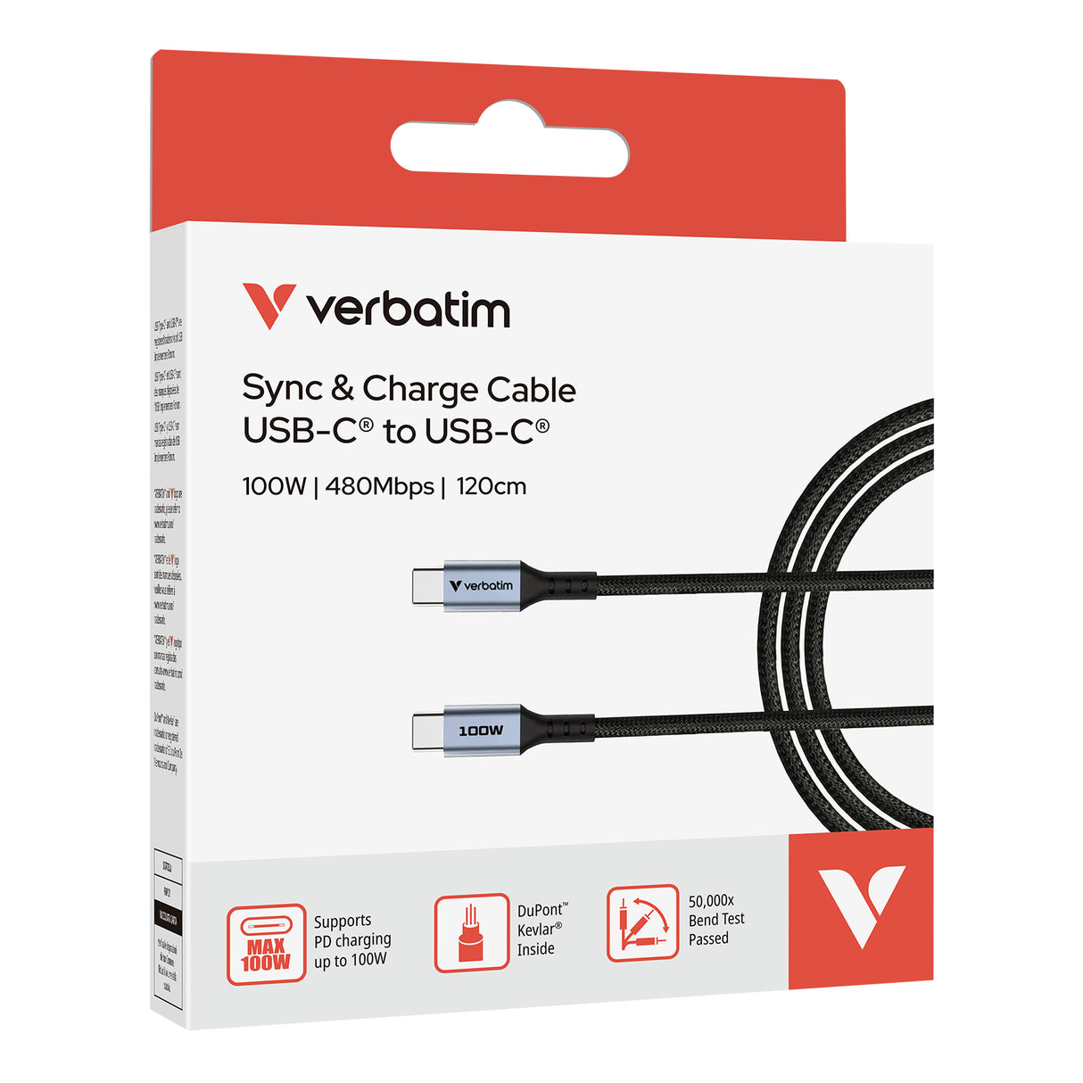 Verbatim 31846 Cable USB 2.0 USB C USB C Macho