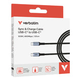 Verbatim 31846 Cable USB 2.0 USB C USB C Macho