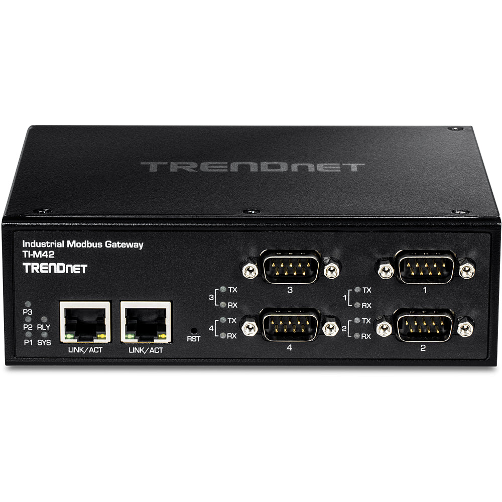 4-Port Industrial Modbus Gateway
