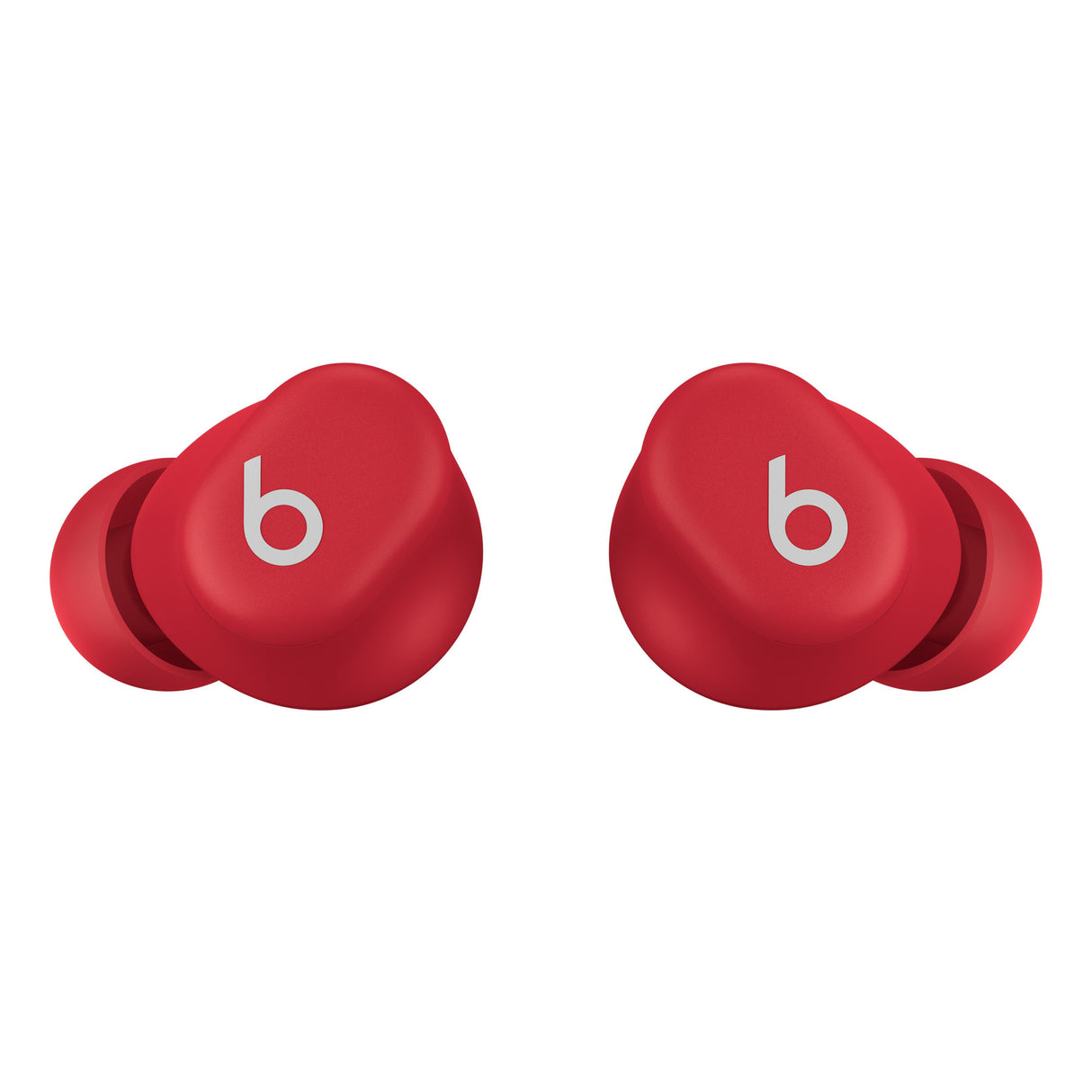 Apple Beats Solo Buds Auriculares True Wireless Stereo (TWS) Intra auditivo Llamadas/Música Bluetooth Rojo, Transparente